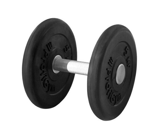 Гантель «PROFIGYM» неразборная с хромированной ручкой 11 кг Гантель «PROFIGYM» неразборная с хромированной ручкой 11 кг